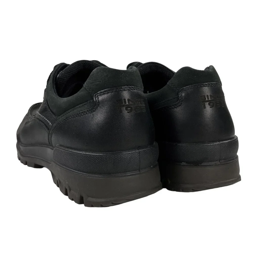 Ecco Black Leather Derby Shoes